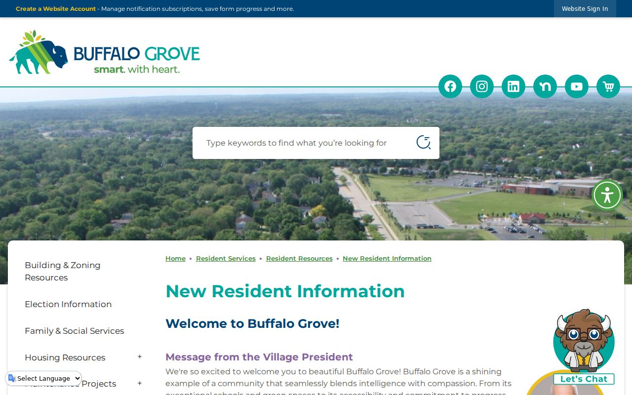 Buffalo Grove new resident resources for community contacts